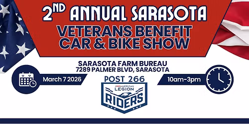 2nd Annual Sarasota Veterans Benefit Car & Motorcycle Show