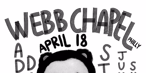 WEBB CHAPEL\/ STAR SIGN\/ JUNIOR SKEPTICS\/ ADDED DIMENSIONS 4\/18 @ Cobra!
