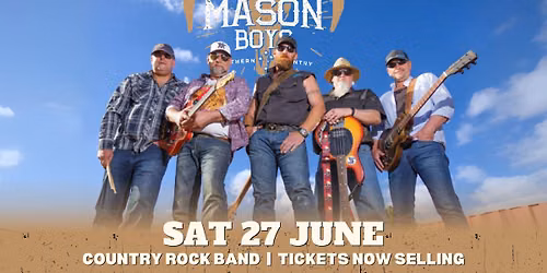 Country Rock Night with The Mason Boys