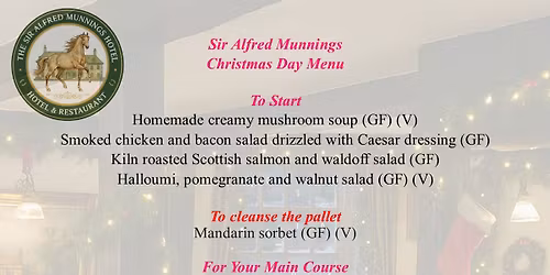 Christmas Dinner at the Sir Alfred Munnings