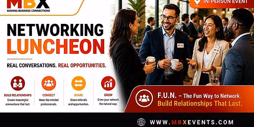 Owings Mills, MD: MBX Local Networking Luncheon