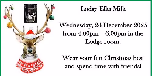 Annual Lodge Elks Milk