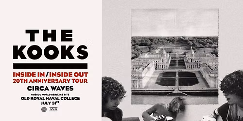 The Kooks on the Thames at Old Royal Naval College