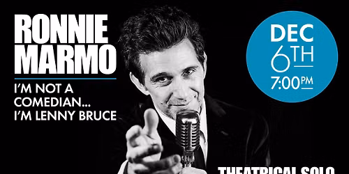 I'm Not A Comedian... I am Lenny Bruce 