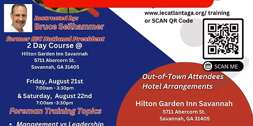 Savannah Foreman Training- The Art of Creating Superior Leaders