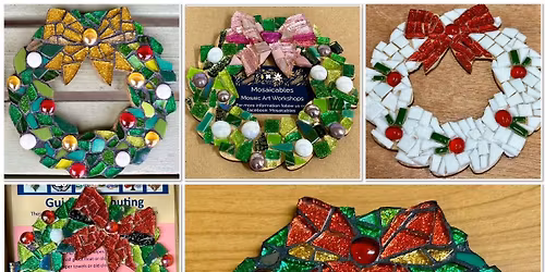 Mosaic Mini Christmas Wreath