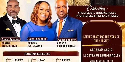 33rd Annual Church Anniversary & Ordination Services