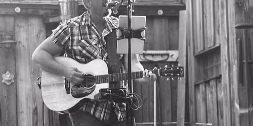 John Sanger live on the patio! 
