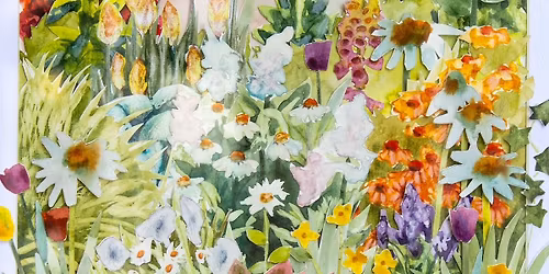 Watercolour Flower Collage with Chloe Jean