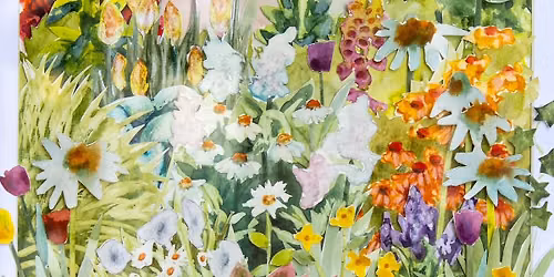 Watercolour Flower Collage with Chloe Jean 