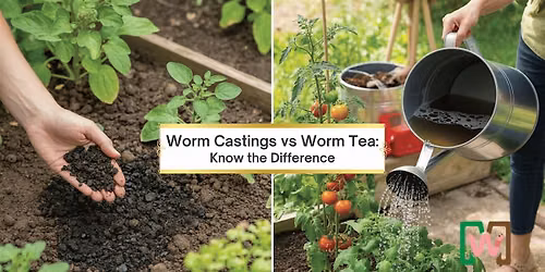 Worm Casting and Worm Tea Application
