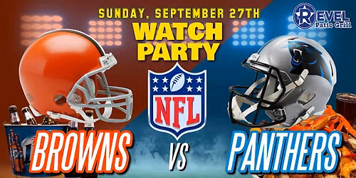 Browns Vs Panthers - NFL Watch Party at The Revel!