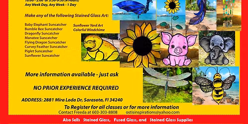 Stained Glass Experience with Freeda \u2013 3-4 Ho                                     >                 