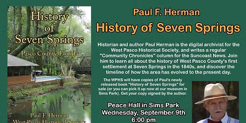 History of Seven Springs - Paul Herman