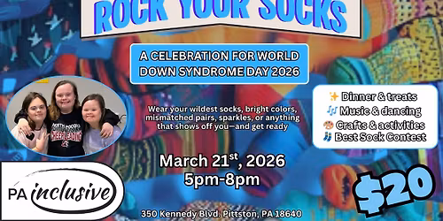 💙🧦 Rock Your Socks Party-Everyone's Invited! 🧦💙