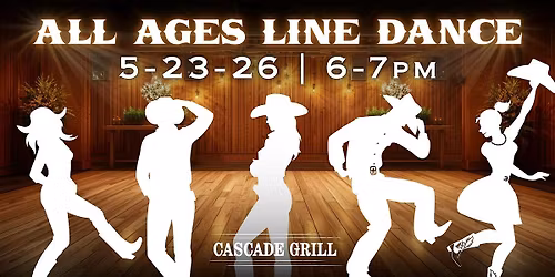 All Ages Line Dance Lesson at the Cascade Grill