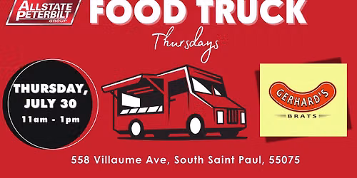 Food Truck Thursdays - Gerhard's Brats