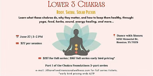 Chakra Foundations: Lower 3 Chakras