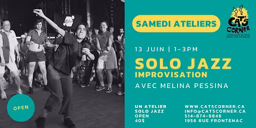 Atelier SOLO JAZZ - Improvisation avec Melina Pessina