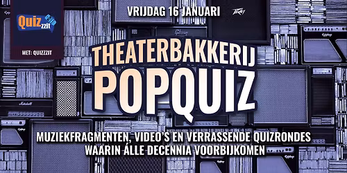 Theaterbakkerij PopQuiz | met Quizzzit