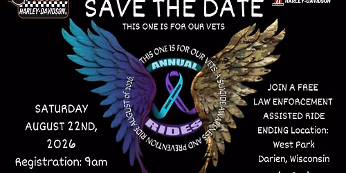 THIS ONES FOR OUR VETS ( A SUICIDE AWARENESS AND PREVENTION RIDE)
