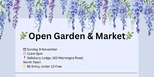 Be Heard Open Garden & Market Day