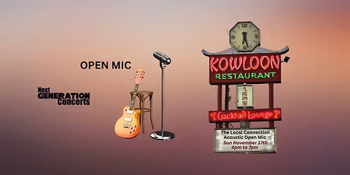 The Local Connection: Acoustic Open Mic at Kowloon