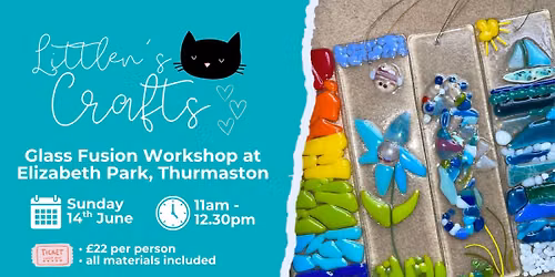 Suncatcher Glass Fusion Workshop at Elizabeth Park, Thurmaston