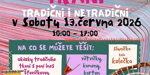 Bu\u010f pochv\u00e1leno \u0159emeslo - TKAN\u00cd