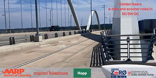 Golden Gears E-bike and Scooter Rides in SE\/SW DC