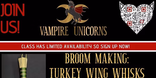 Broom Making: Turkey Wing Whisks