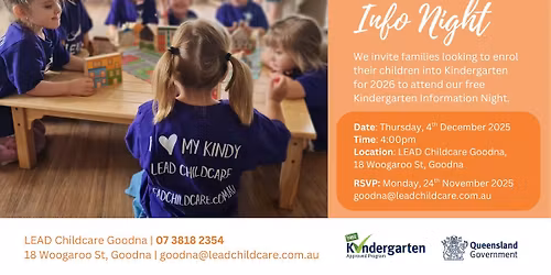 Kindergarten 2026 Information Session