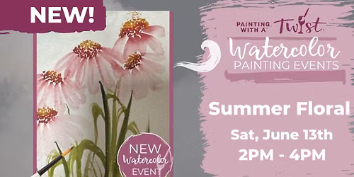 Watercolor Event! | Summer Floral