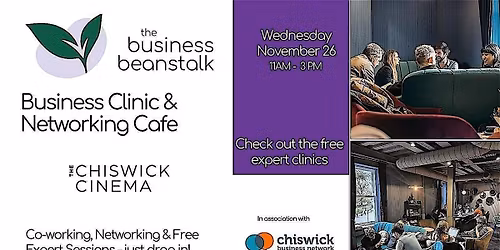 Business Clinic & Networking Caf\u00e9 - November