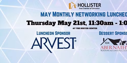 MAY Monthly Networking Luncheon 