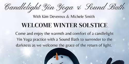Candlelight Yin Yoga & Sound Bath