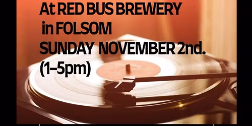 RECORD SALE @ RED BUS BREWING