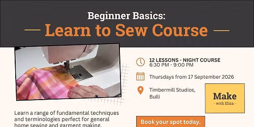 Learn to Sew - Night Course