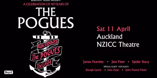 THE POGUES | NZICC Theatre, Auckland