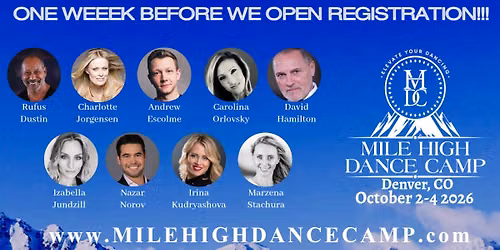 MILE HIGH DANCE CAMP in DENVER, CO