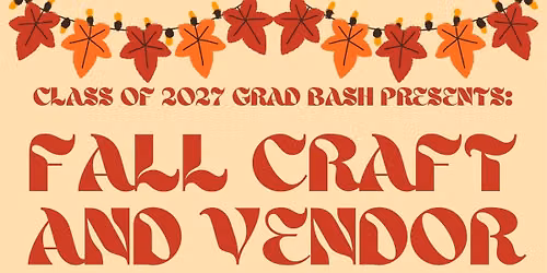Paw Paw Grad Bash 2027 Craft Show