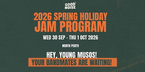 2026 SPRING HOLIDAY JAM PROGRAM