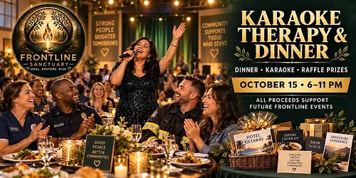 Karaoke Therapy & Dinner: A Frontline Sanctuary Fundraiser