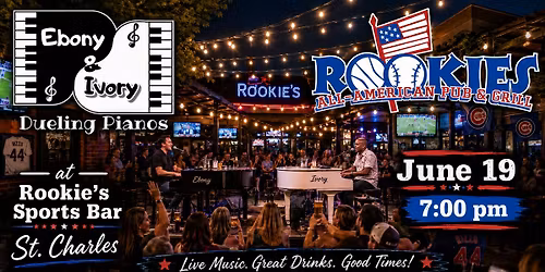 Ebony & Ivory Dueling Pianos @ Rookie's St. Charles