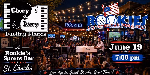 Ebony & Ivory Dueling Pianos @ Rookie's St. Charles