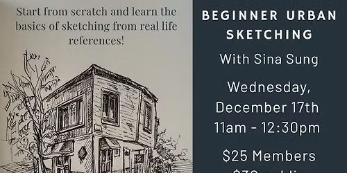 Beginner Urban Sketching w\/ Sina Sung