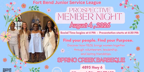 Prospective Member Night - Learn about FBJSL