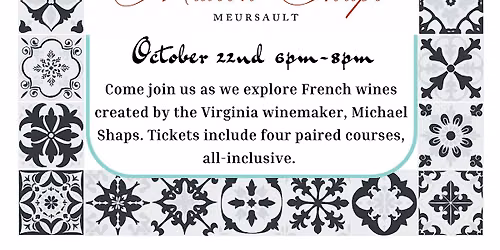 Michael Shaps Wine Dinner