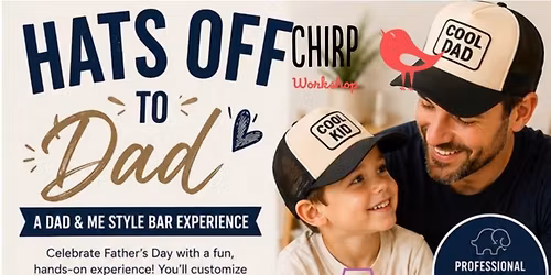 Hats Off to Dad, with Little Elephant Studio