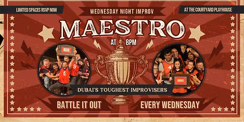 WEDNESDAY NIGHT IMPROV: MAESTRO WED 19 AUG 2026